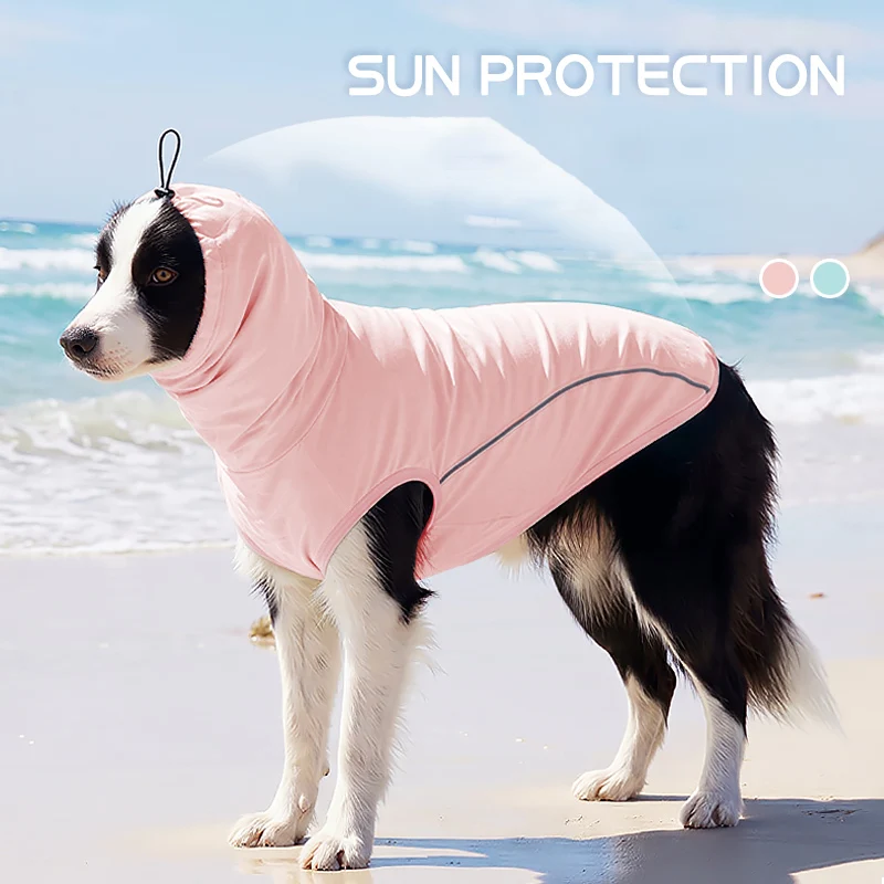 Summer Sun Protection Dog Hoodie Shirt Breathable Lightweight Quick Dry Outdoor Cooling Vest for Medium Large Dogs Pet Clothes
Summer Sun Protection Dog Hoodie Shirt Breathable Lightweight Quick Dry Outdoor Cooling Vest for Medium Large Dogs Pet Clothes