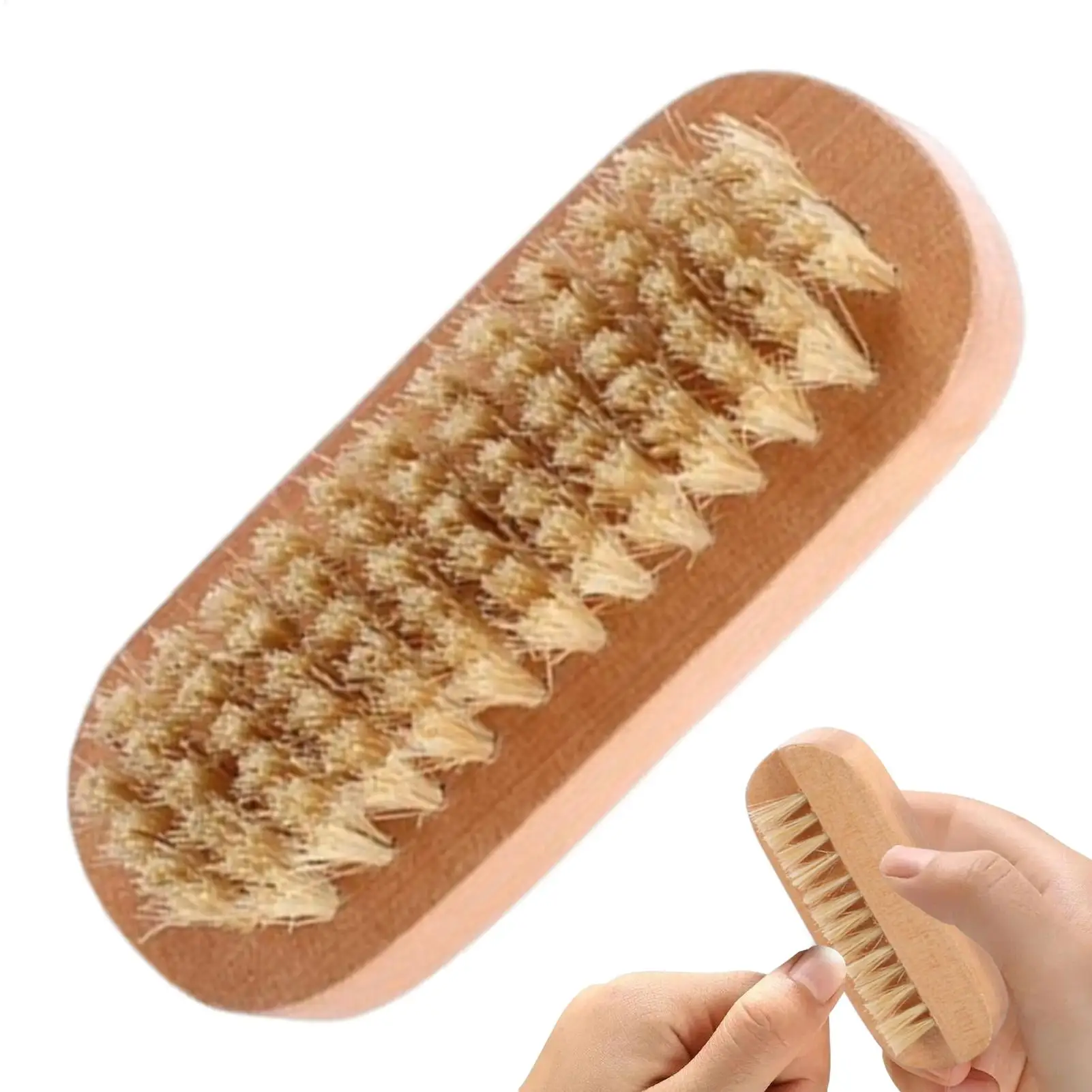 Cleaning Brush for Nails 2-Sided Fingernail Cleaning Brushes Wooden Tool Boar Bristles Manicure Pedicure Scrubber for Salon Spa
Cleaning Brush for Nails 2-Sided Fingernail Cleaning Brushes Wooden Tool Boar Bristles Manicure Pedicure Scrubber for Salon Spa