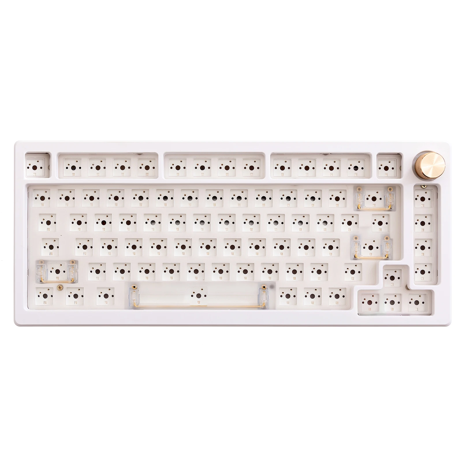GamaKay SN75 75% Mechanical Keyboard Kit VIA Programmable Hot-Swap Tri-Mode Bluetooth/2.4G Wireless RGB Customized Keyboard Kit
GamaKay SN75 75% Mechanical Keyboard Kit VIA Programmable Hot-Swap Tri-Mode Bluetooth/2.4G Wireless RGB Customized Keyboard Kit