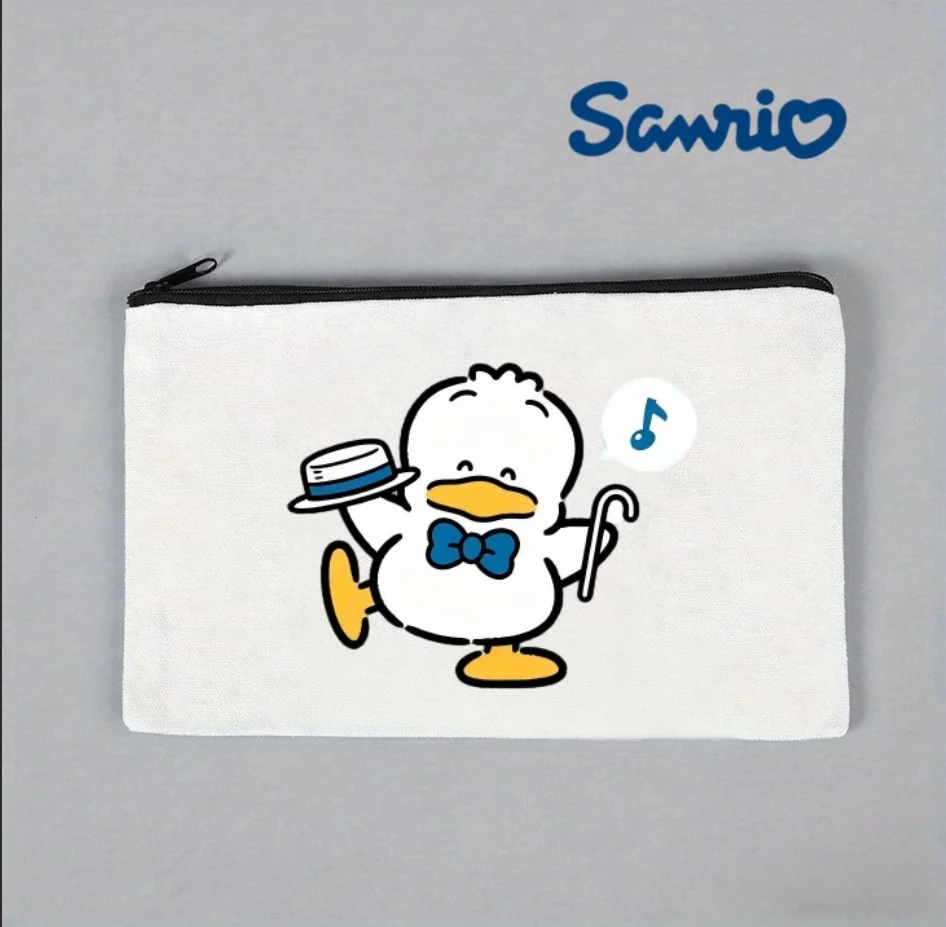 1PC Sanrio Pekkle Dancing Duck Canvas Makeup Bag, Kawaii Cosmetic Pouch
1PC Sanrio Pekkle Dancing Duck Canvas Makeup Bag, Kawaii Cosmetic Pouch