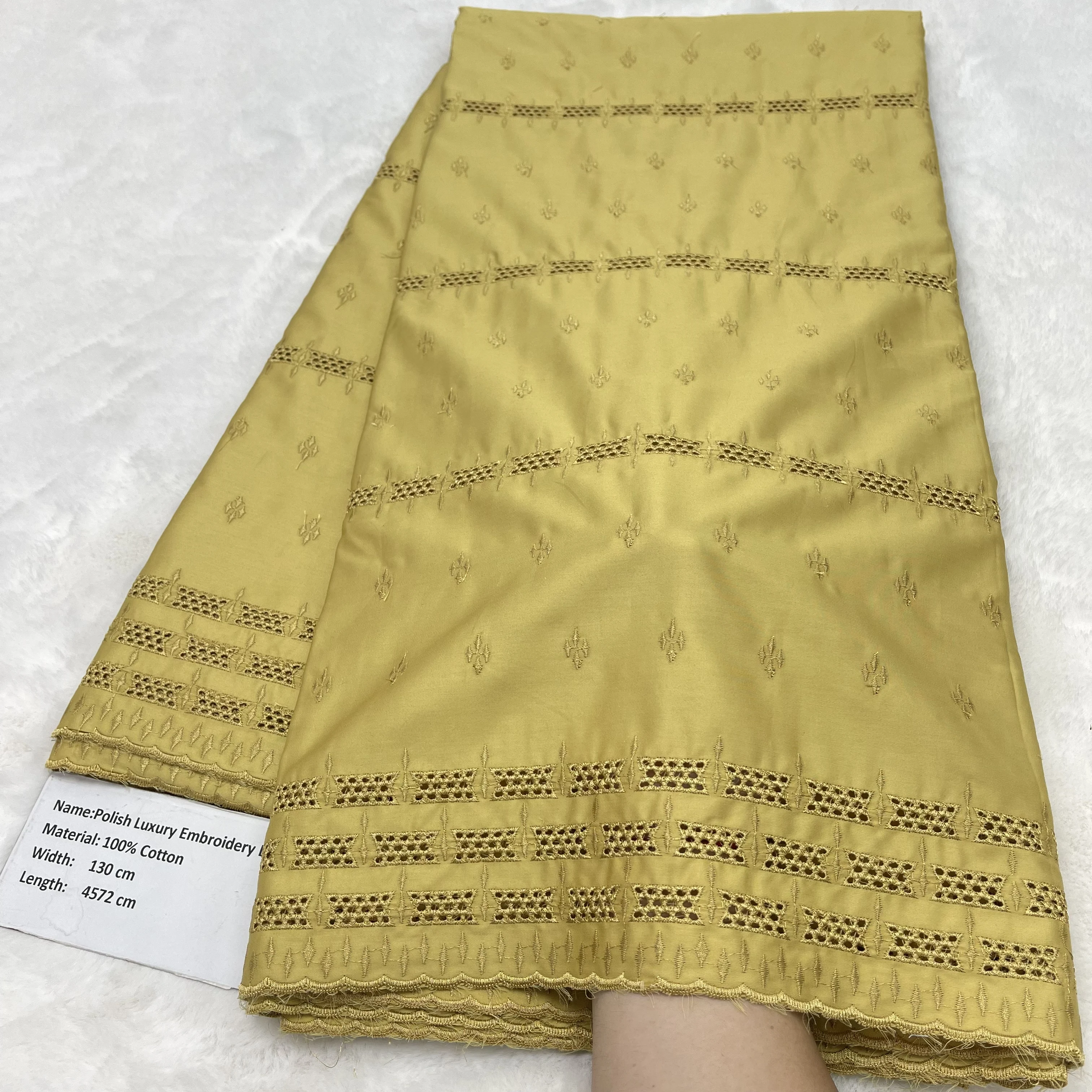 Atiku Fabric 100% Cotton Swiss Voile Lace Fabric for Men's Dress High-Quality Polish Dry African Green Lace Fabric Wedding Dress
Atiku Fabric 100% Cotton Swiss Voile Lace Fabric for Men's Dress High-Quality Polish Dry African Green Lace Fabric Wedding Dress