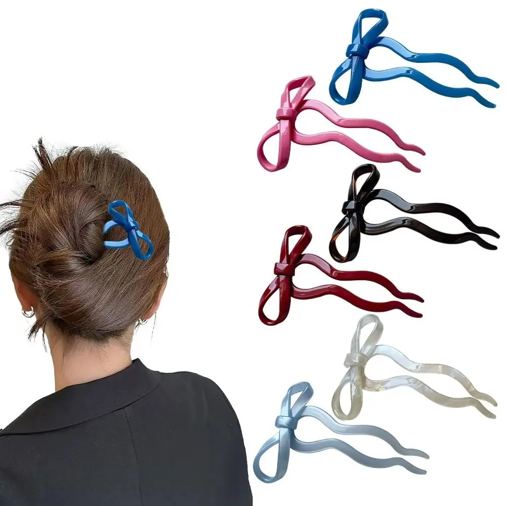 New Acrylic French Hair Pin U-Shaped Y2K Acrylic Bow Hair Pins Candy Color Bow Hair Pin Hairpin Accessories
New Acrylic French Hair Pin U-Shaped Y2K Acrylic Bow Hair Pins Candy Color Bow Hair Pin Hairpin Accessories
