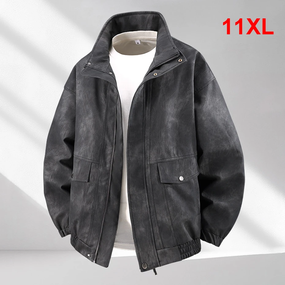 Vintage Tie Dye PU Jacket Men 10XL 11XL Plus Size Stand-up Collar PU Jacket Coat Male Cargo Jackets Big Size 10XL
Vintage Tie Dye PU Jacket Men 10XL 11XL Plus Size Stand-up Collar PU Jacket Coat Male Cargo Jackets Big Size 10XL