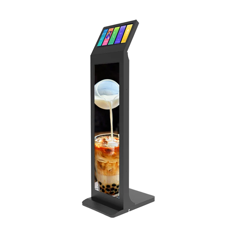 13.3+37 Inch Horizontal and Vertical Dual Display Touch Interactive Advertising Player L Type Floor Standing Digital Signage
13.3+37 Inch Horizontal and Vertical Dual Display Touch Interactive Advertising Player L Type Floor Standing Digital Signage