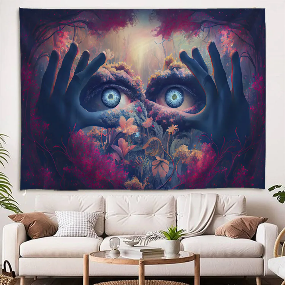 Psychedelic Eye Hippie Wolf Owl Tapestry Mysterious Animal Wall Hanging for Bedroom Living Room Dormitory Decor
Psychedelic Eye Hippie Wolf Owl Tapestry Mysterious Animal Wall Hanging for Bedroom Living Room Dormitory Decor