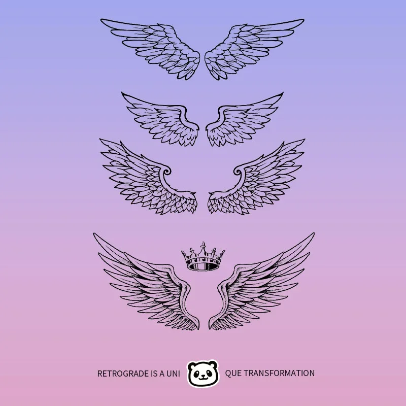 Wings Crown Herbal Juice Temporary Tattoo Stickers Neck Lasts To 15 Days New Technology Magic Waterproof Semi Permanent Sticker
Wings Crown Herbal Juice Temporary Tattoo Stickers Neck Lasts To 15 Days New Technology Magic Waterproof Semi Permanent Sticker