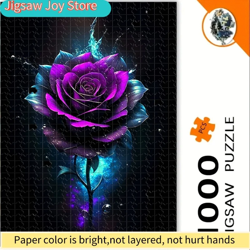 Purple Rose Puzzle 500pcs/1000pcs for - Interactive Family Game, College Roommate Engagement - Mental Challenge, Home Decor, E
Purple Rose Puzzle 500pcs/1000pcs for - Interactive Family Game, College Roommate Engagement - Mental Challenge, Home Decor, E