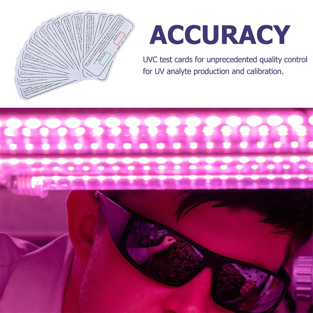 30Pcs Test Cards Small Portable Uv Light Detection for Sterilizer Calibration Disinfection Cabinet Uv Meter 
30Pcs Test Cards Small Portable Uv Light Detection for Sterilizer Calibration Disinfection Cabinet Uv Meter