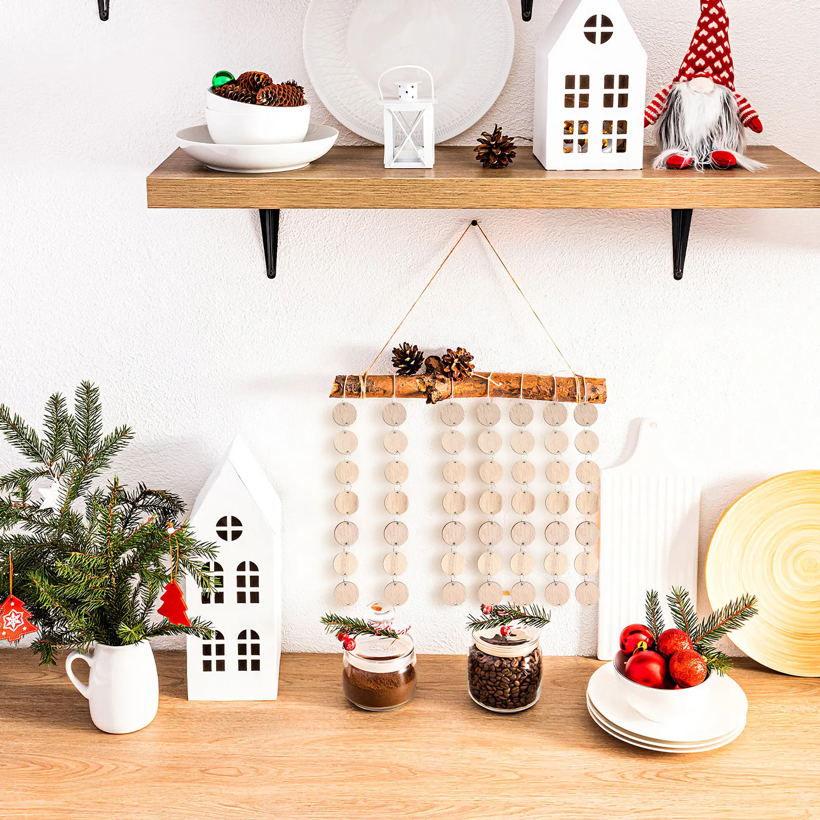 50Pcs Blank Round Wood Slices with Holes and 50 Iron Rings for DIY Wooden Hanging Calendar Birthday Anniversary Reminder Family
50Pcs Blank Round Wood Slices with Holes and 50 Iron Rings for DIY Wooden Hanging Calendar Birthday Anniversary Reminder Family