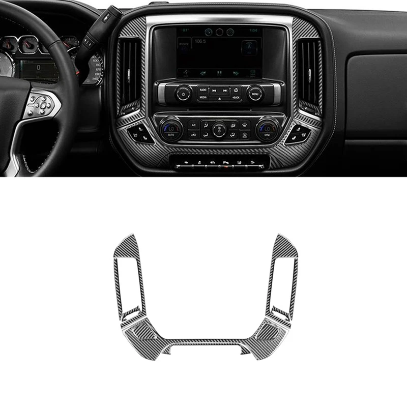 Углеродное волокно для Chevy Silverado GMC Sirrra 1500 2014-2018 центральная консоль Крышка вентиляционного отверстия отделка аксессуары для интерьера
Углеродное волокно для Chevy Silverado GMC Sirrra 1500 2014-2018 центральная консоль Крышка вентиляционного отверстия отделка аксессуары для интерьера
