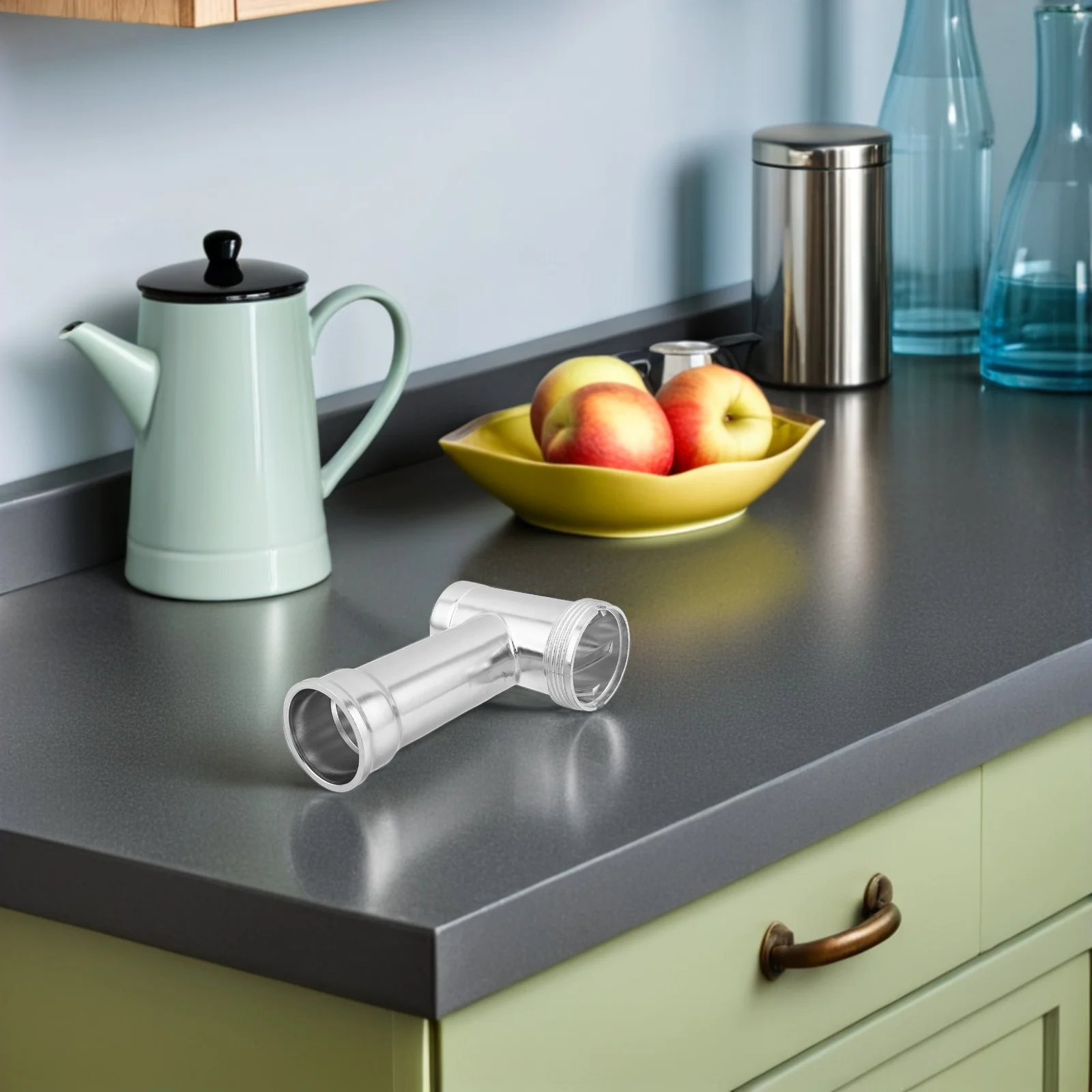 Electric Meat Grinder Attachment 3 Way Aluminum Barrel Tube Silver Efficient Cleaning Versatile Processing
Electric Meat Grinder Attachment 3 Way Aluminum Barrel Tube Silver Efficient Cleaning Versatile Processing