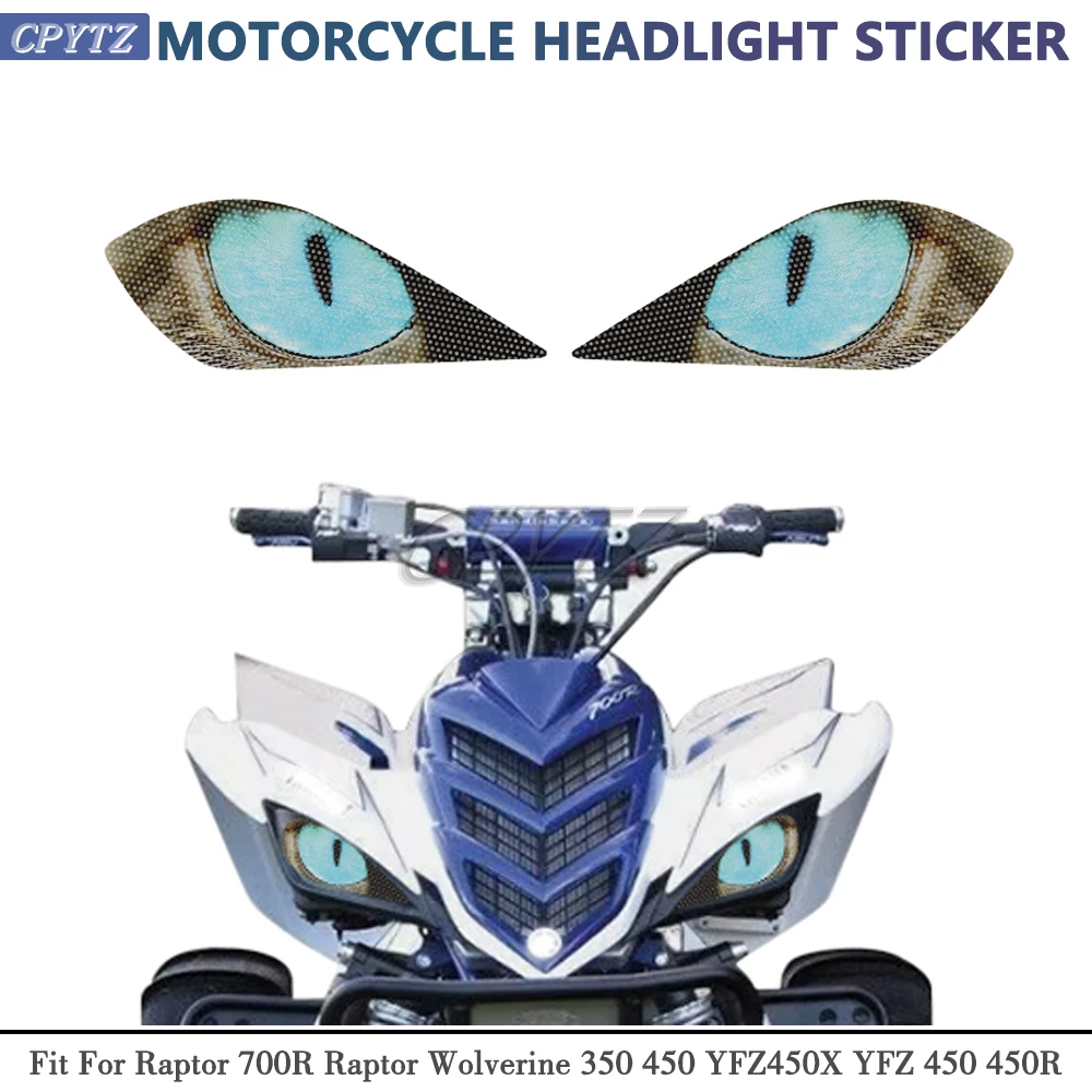 Eyes Headlight Decor Sticker Motorcycle Decal Fit For Raptor 700R 2011-2025 Raptor Wolverine 350 450 YFZ450X YFZ 450 450R
Eyes Headlight Decor Sticker Motorcycle Decal Fit For Raptor 700R 2011-2025 Raptor Wolverine 350 450 YFZ450X YFZ 450 450R