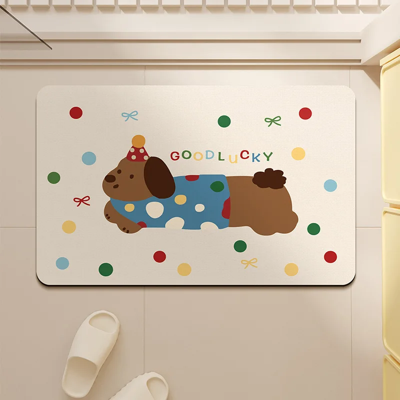 Cartoon Bathroom Mat Home Use Silicon Dendroid Water Absorbent Non-Slip Mat Toilet Entrance Carpet Shower Mat Bathroom Foot Mat
Cartoon Bathroom Mat Home Use Silicon Dendroid Water Absorbent Non-Slip Mat Toilet Entrance Carpet Shower Mat Bathroom Foot Mat