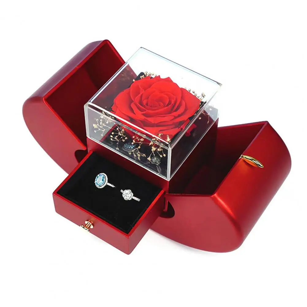 Jewelry Storage Box Elegant Apples-shape Necklace Ring Case with Soap Flower for Festival Christmas Elegant Jewelry Holder
Jewelry Storage Box Elegant Apples-shape Necklace Ring Case with Soap Flower for Festival Christmas Elegant Jewelry Holder