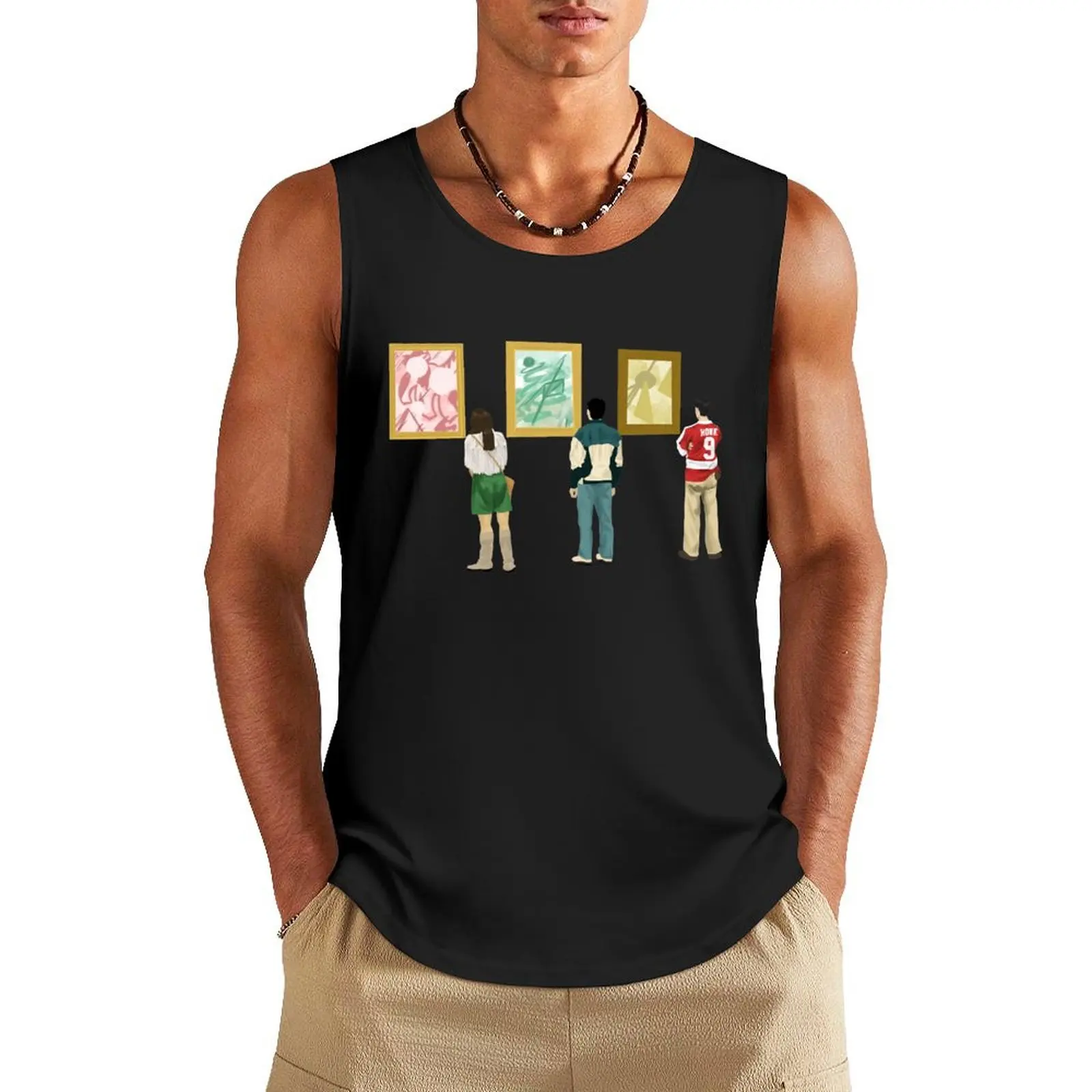Ferris Bueller at the Art Museum Tank Top T-shirt men Vest for boy mens gym clothes
Ferris Bueller at the Art Museum Tank Top T-shirt men Vest for boy mens gym clothes