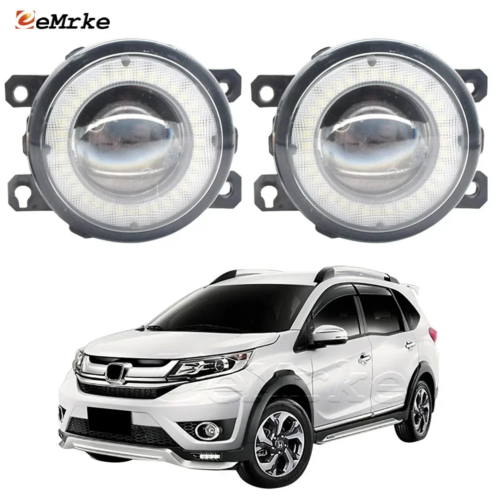 LED Fog Lights Assembly with Lens and Angel Eye DRL Daytime Runinng Light Lamp for Honda BR-V 2016 2017 2018 2019 2020 2021
LED Fog Lights Assembly with Lens and Angel Eye DRL Daytime Runinng Light Lamp for Honda BR-V 2016 2017 2018 2019 2020 2021