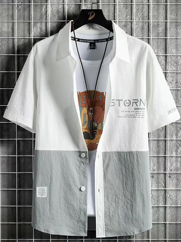 Japanese Style Loose Fit Summer Thin Ice Silk Short Sleeve Men's Shirt Versatile Outerwear for Teenagers Breathable Moisture ...
Japanese Style Loose Fit Summer Thin Ice Silk Short Sleeve Men's Shirt Versatile Outerwear for Teenagers Breathable Moisture ...