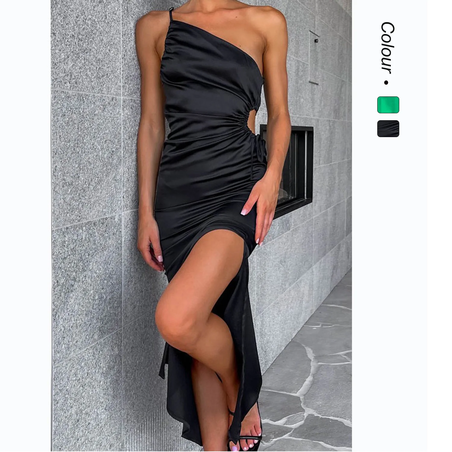 2026 Summer Collection Satin Sexy Asymmetric Strap Dress 23018 Dress Elegant Sexy Prom Beach
2026 Summer Collection Satin Sexy Asymmetric Strap Dress 23018 Dress Elegant Sexy Prom Beach