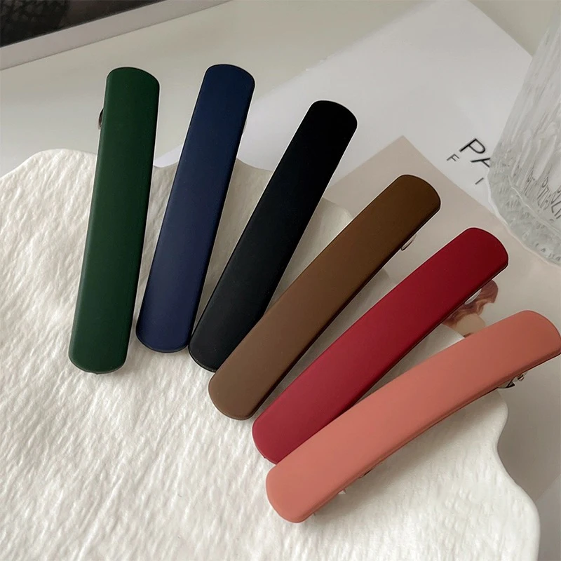 Geometric Hair Clip Hair Accessory Elegant Hair Accessory for Women Simple Solid Color Bar Hair Clip Matte Acrylic Hair Clip
Geometric Hair Clip Hair Accessory Elegant Hair Accessory for Women Simple Solid Color Bar Hair Clip Matte Acrylic Hair Clip