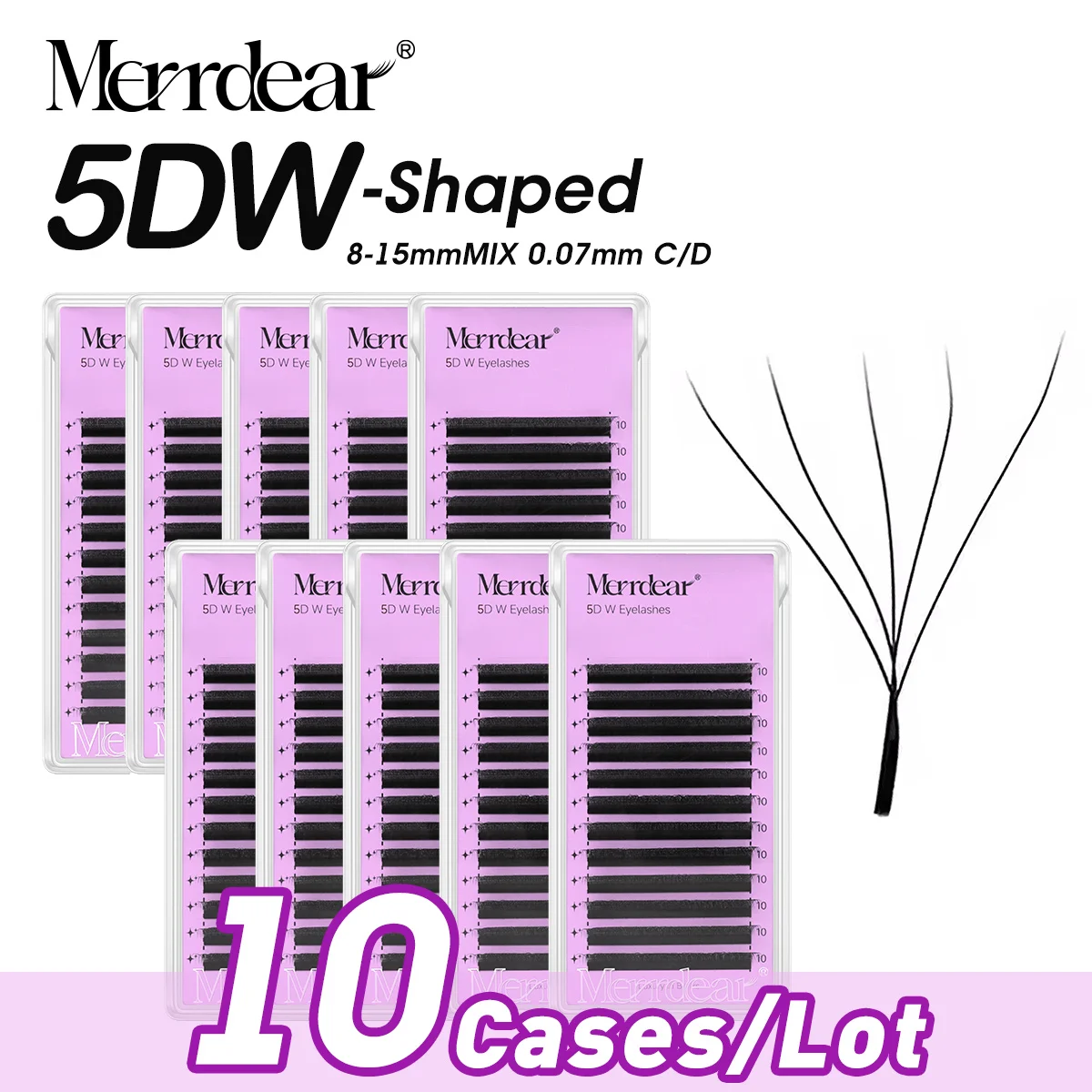 MerrdearWholesale 10trays/set YY False Eyelashes Double Layer Fluffy Natural Volume Lashes YY-Shaped Eyelash Extensions Supplier
MerrdearWholesale 10trays/set YY False Eyelashes Double Layer Fluffy Natural Volume Lashes YY-Shaped Eyelash Extensions Supplier