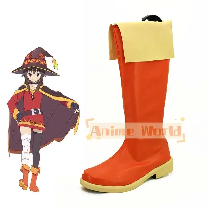 NewMegumin Orange Shoes Cosplay Boots Custom-made Halloween Carnival Party Props2025
NewMegumin Orange Shoes Cosplay Boots Custom-made Halloween Carnival Party Props2025