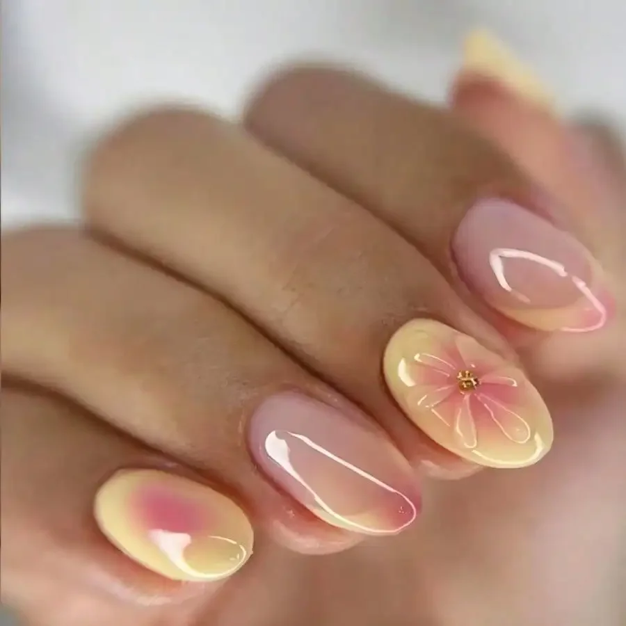24Pcs European Yellow Gradient 3D Flower Press On Nails, Full Cover Reusable, For Daily Party, Free Shipping
24Pcs European Yellow Gradient 3D Flower Press On Nails, Full Cover Reusable, For Daily Party, Free Shipping
