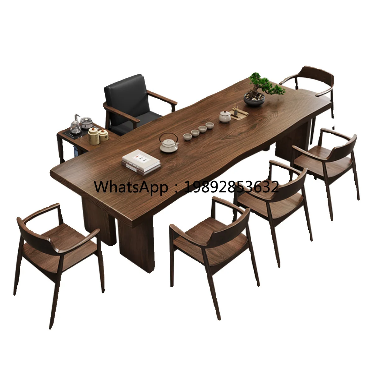 LYY Home Living Room Tea Table Brewing and Chair Set Office Coffee Wabi-Sabi Style Walnut Solid Wood Tea Table
LYY Home Living Room Tea Table Brewing and Chair Set Office Coffee Wabi-Sabi Style Walnut Solid Wood Tea Table