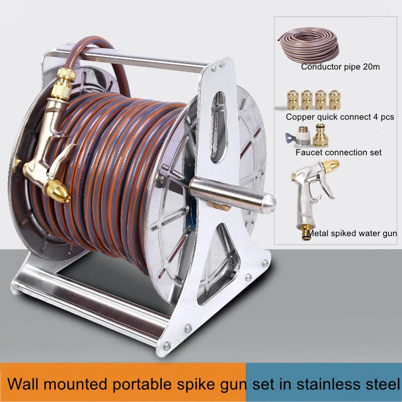 Metal water hose car rack car wash water gun watering hose home hose storage rack car roll tube device
Metal water hose car rack car wash water gun watering hose home hose storage rack car roll tube device