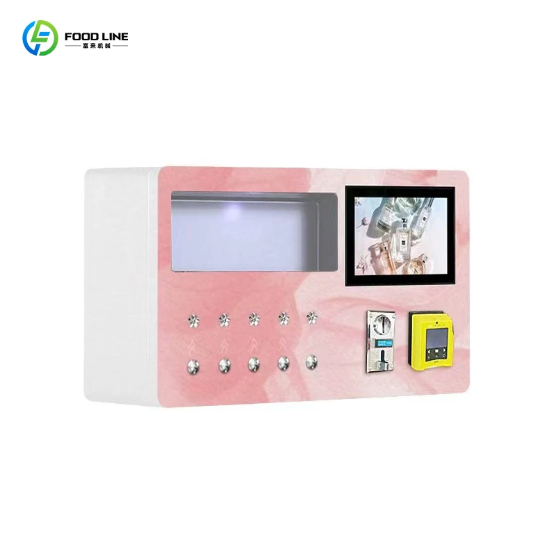 Foodline Customized Latest Wall Mounted Instant Automatic Perfume Sprayer Vending Machine with Card Coin Cash Payment System
Foodline Customized Latest Wall Mounted Instant Automatic Perfume Sprayer Vending Machine with Card Coin Cash Payment System