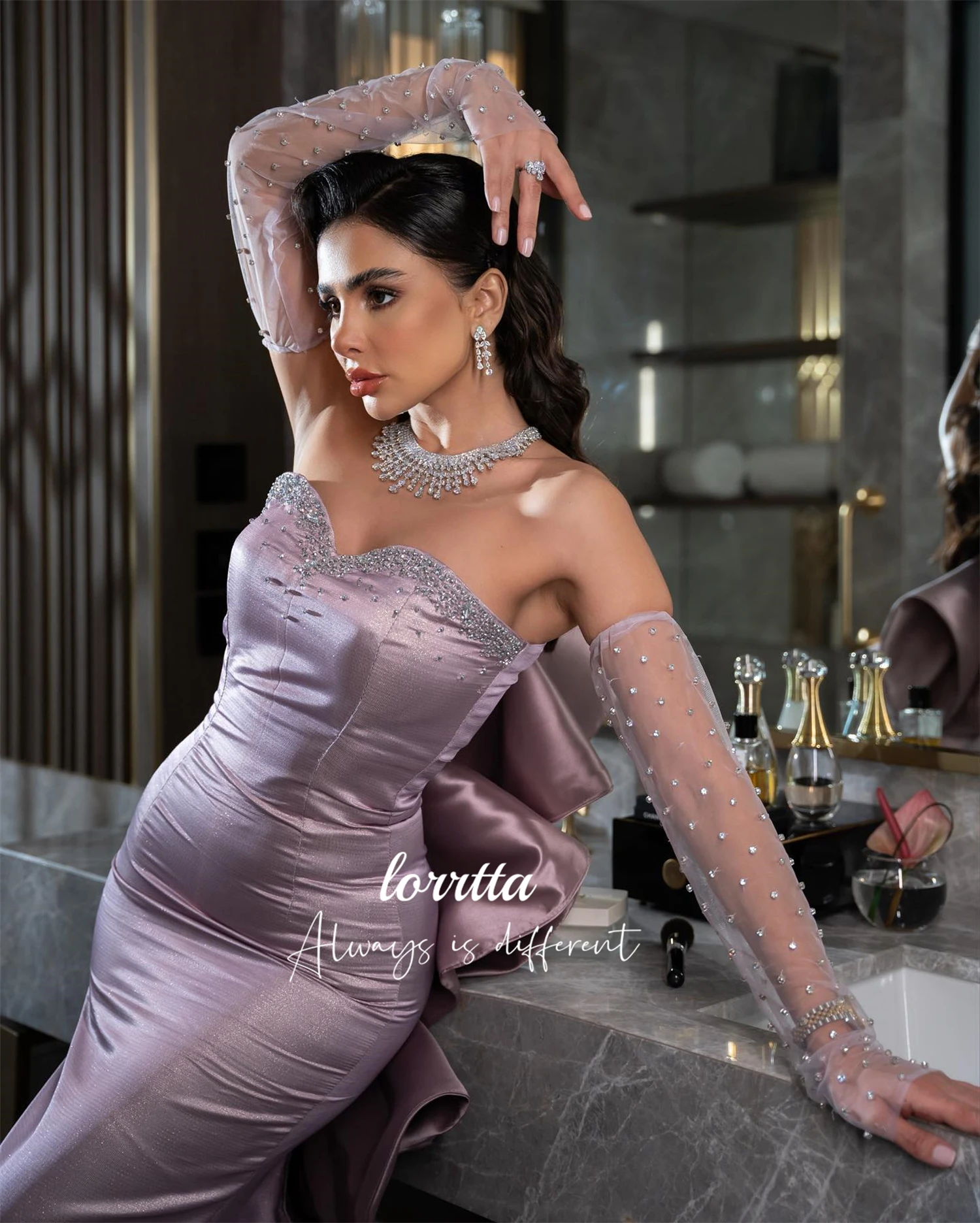 Lorrtta Customized Evening Dress Prom Dresses Luxury Dress for Saudi Evening Dresses Mermaid Elegant Gowns Grace فساتين سهرة
Lorrtta Customized Evening Dress Prom Dresses Luxury Dress for Saudi Evening Dresses Mermaid Elegant Gowns Grace فساتين سهرة