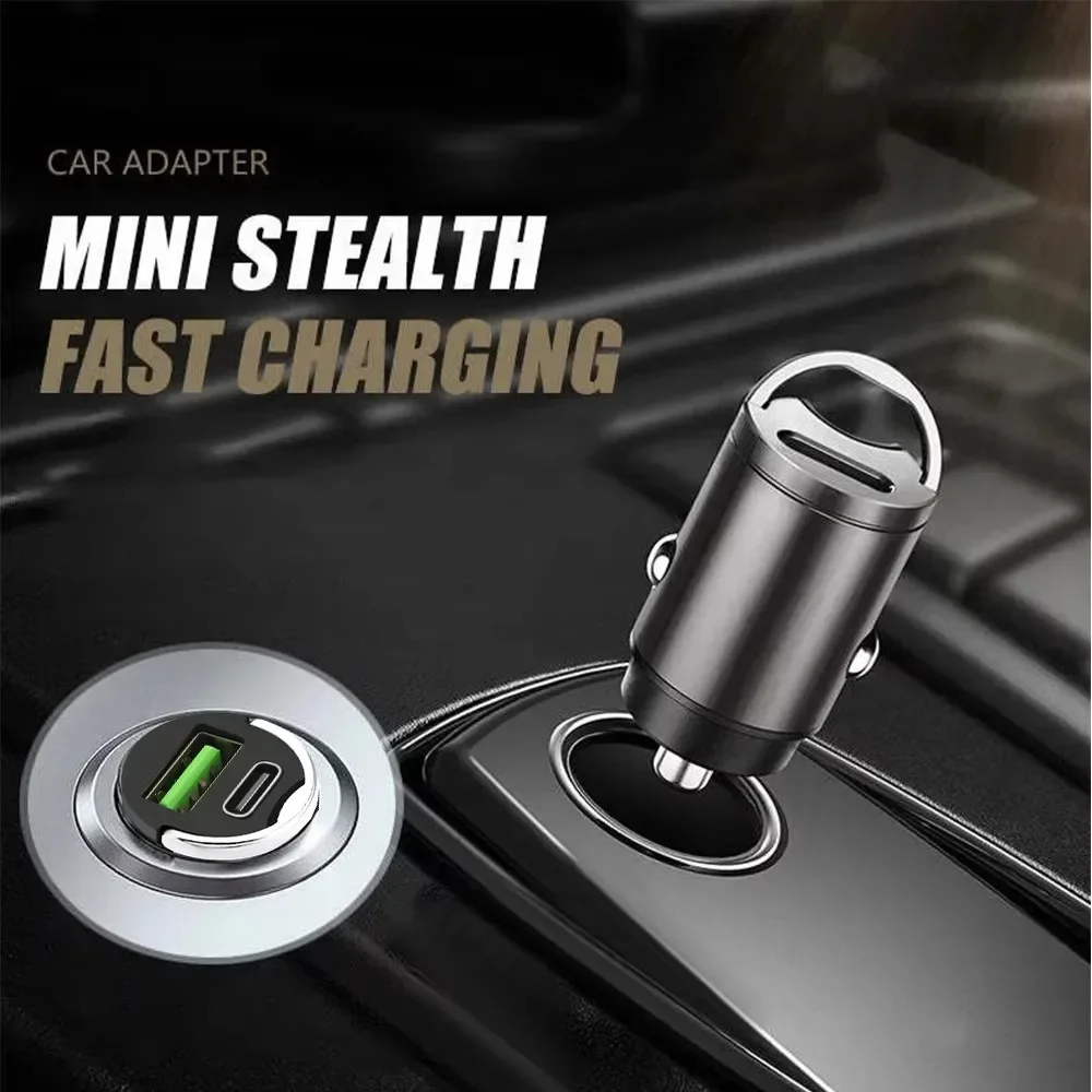 New 100W/200W QC3.0 PD Mini Car Charger 12-24V Lighter Fast Charging Car USB Type C Charger for Xiaomi Samsung Huawei IPhone
New 100W/200W QC3.0 PD Mini Car Charger 12-24V Lighter Fast Charging Car USB Type C Charger for Xiaomi Samsung Huawei IPhone
