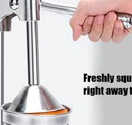 Citrus Juicer Manual Lemon Juicer Squeezer Juice Extractor Citrus Press Stainless Steel Kitchen Tools for Lime Orange Grapefruit
Citrus Juicer Manual Lemon Juicer Squeezer Juice Extractor Citrus Press Stainless Steel Kitchen Tools for Lime Orange Grapefruit