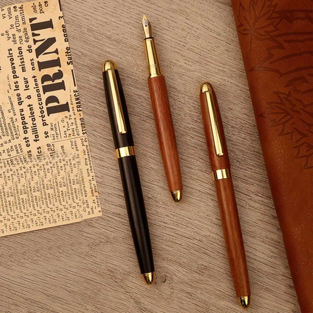 High-end Busines Wood Fountain Pen Exquisite Luxury Calligraphy Fountain Pen 0.5mm Smooth Writing Business Signature Pen Office
High-end Busines Wood Fountain Pen Exquisite Luxury Calligraphy Fountain Pen 0.5mm Smooth Writing Business Signature Pen Office
