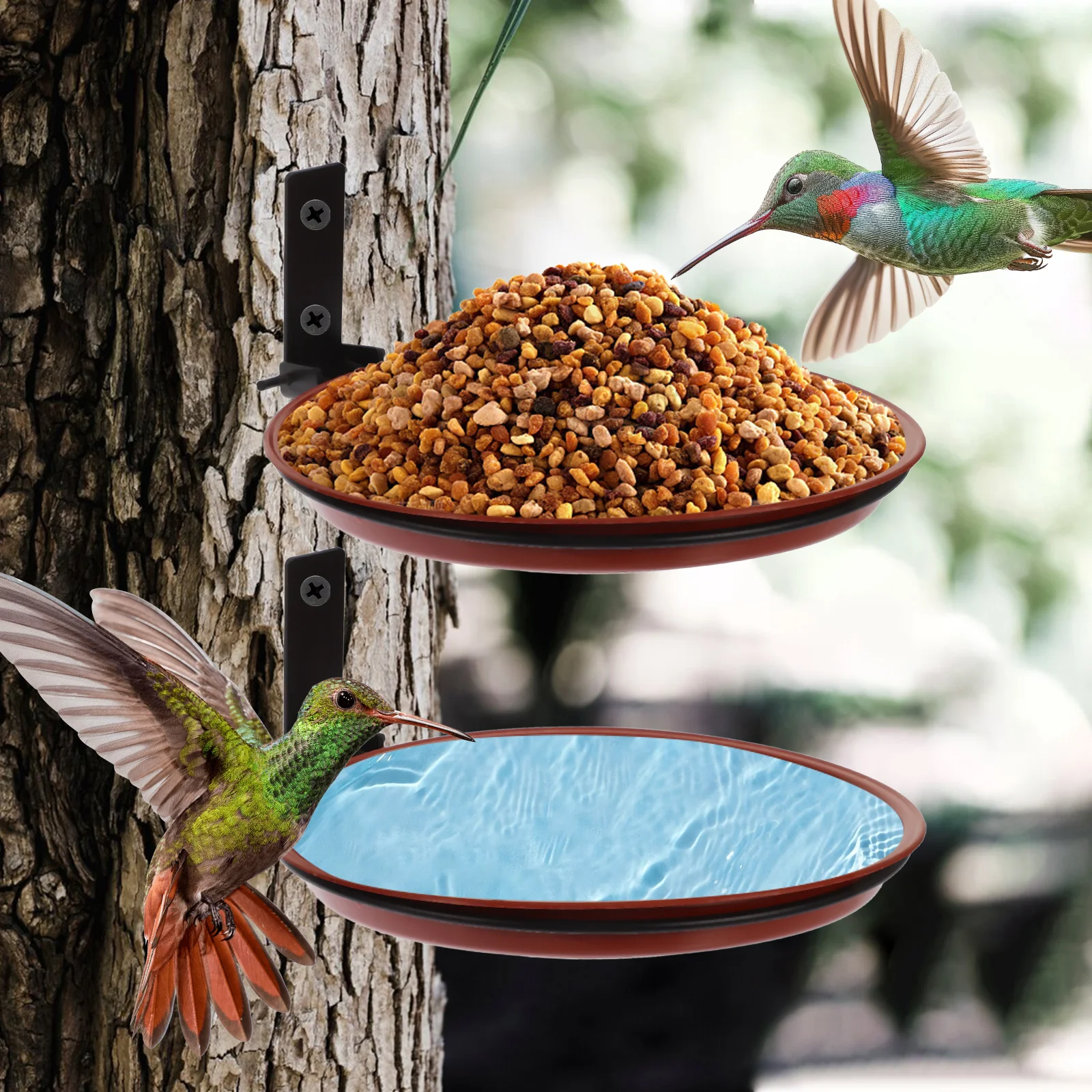Multifunctional 2 Layers Bird Feeder Outdoor Garden Hanging Decorative Plastic Easy Clean Feeding Device Supplies
Multifunctional 2 Layers Bird Feeder Outdoor Garden Hanging Decorative Plastic Easy Clean Feeding Device Supplies