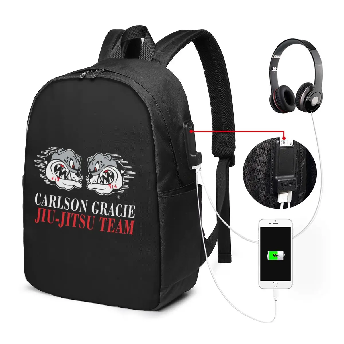 Carlson Gracie Jiu-Jitsu Team Logo Backpack Travel Notebook Bag Computer College Student School Bag Laptop Shoulder Bags
Carlson Gracie Jiu-Jitsu Team Logo Backpack Travel Notebook Bag Computer College Student School Bag Laptop Shoulder Bags
