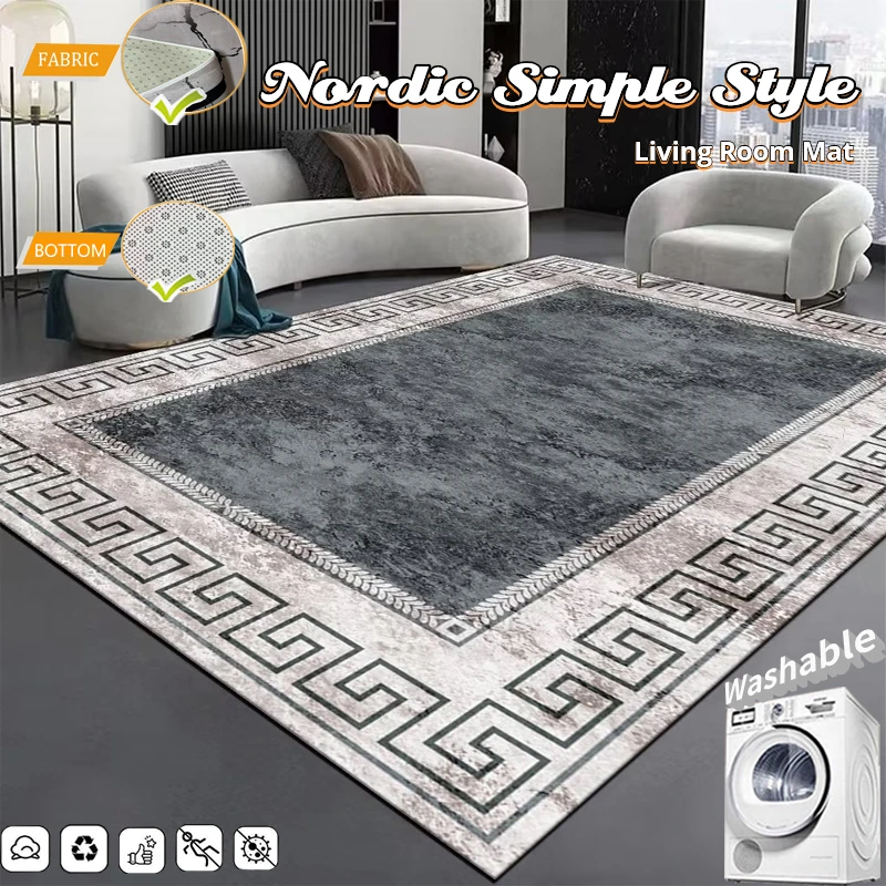 Nordic Style Design Rugs Carpets for Living Room Sofas Lounge Rug Bedroom Carpet Home Decor Non-slip Floor Mat Washable Alfombra
Nordic Style Design Rugs Carpets for Living Room Sofas Lounge Rug Bedroom Carpet Home Decor Non-slip Floor Mat Washable Alfombra