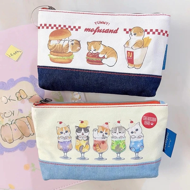 Japanese Mofusand Canvas Storage Bag Cute Large Capacity Zipper Pencil Bag Stationery Storage Bag Portable Coin Wallet Gift
Japanese Mofusand Canvas Storage Bag Cute Large Capacity Zipper Pencil Bag Stationery Storage Bag Portable Coin Wallet Gift