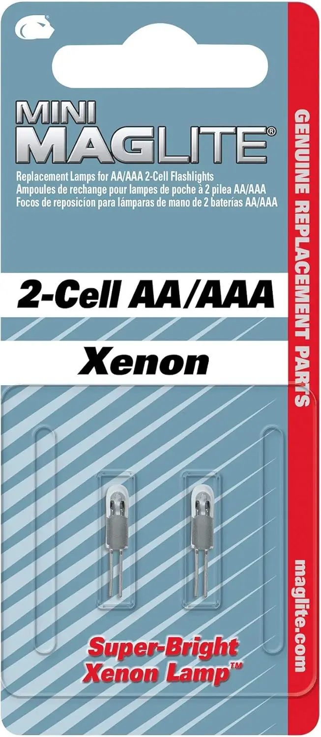 Replacement Xenon Lamp for Mini 2-Cell AA/AAA Flashlight
Replacement Xenon Lamp for Mini 2-Cell AA/AAA Flashlight