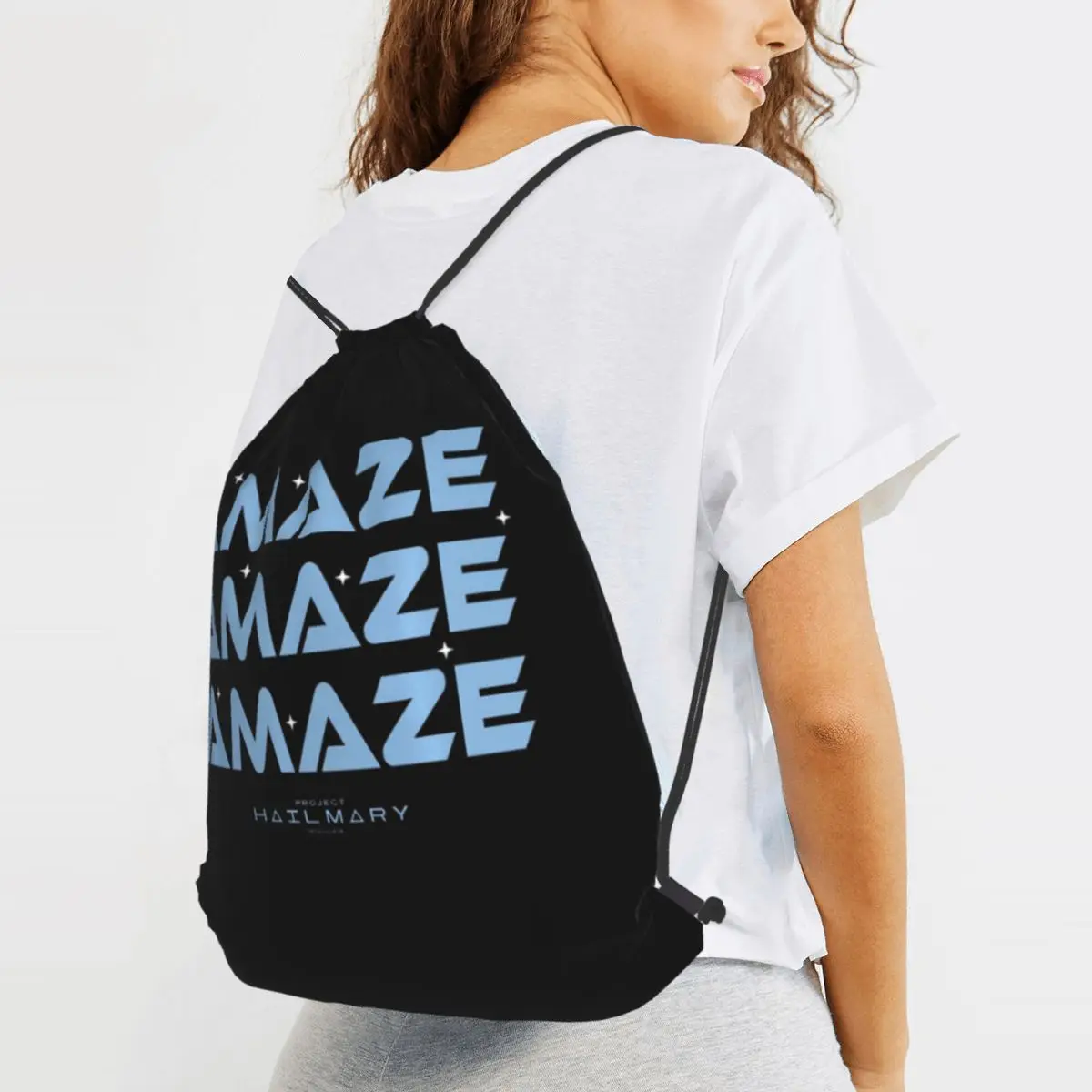 Project Hail Mary Amaze Backpacks Multi-function Drawstring Bags Sports Bag Book Bags for Travel Students