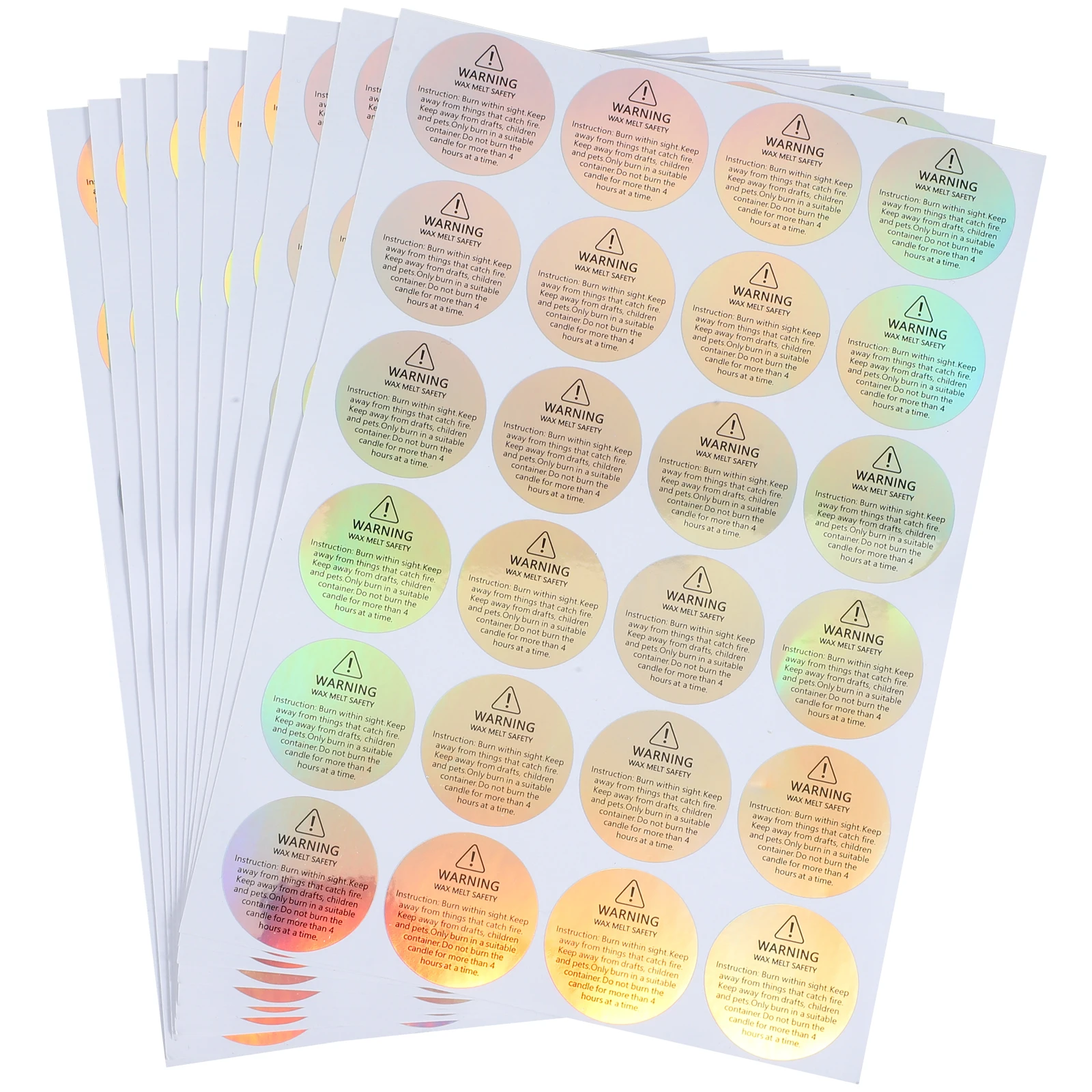 10 Sheets 3cm Safety Decals Warning Labels for Candles Jar Sealing Round Stickers Easy Storage Shipping Packaging 
10 Sheets 3cm Safety Decals Warning Labels for Candles Jar Sealing Round Stickers Easy Storage Shipping Packaging