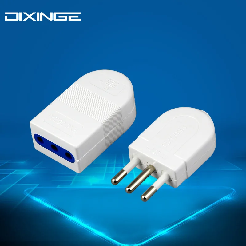 Italian 3 Prong Ground Power Plug Adapter Detachable Replacement for Italy High Power Devices Adapter for Italy Plug
Italian 3 Prong Ground Power Plug Adapter Detachable Replacement for Italy High Power Devices Adapter for Italy Plug