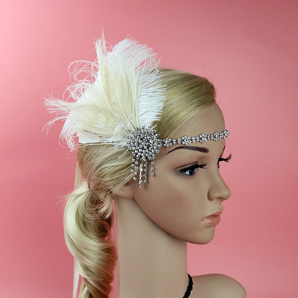 Dancing Party Diamond Headdress Vintage Bridal Headpiece Dress Accessories Pearl Headband Gatsby Flapper
Dancing Party Diamond Headdress Vintage Bridal Headpiece Dress Accessories Pearl Headband Gatsby Flapper