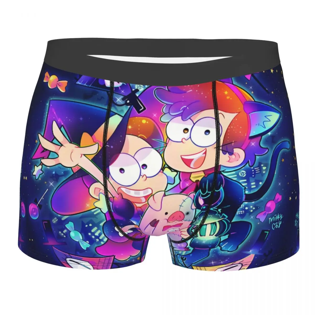 Модные забавные аниме Gravity Falls, боксеры, шорты, мужские трусы, эластичные трусы, нижнее белье
Модные забавные аниме Gravity Falls, боксеры, шорты, мужские трусы, эластичные трусы, нижнее белье