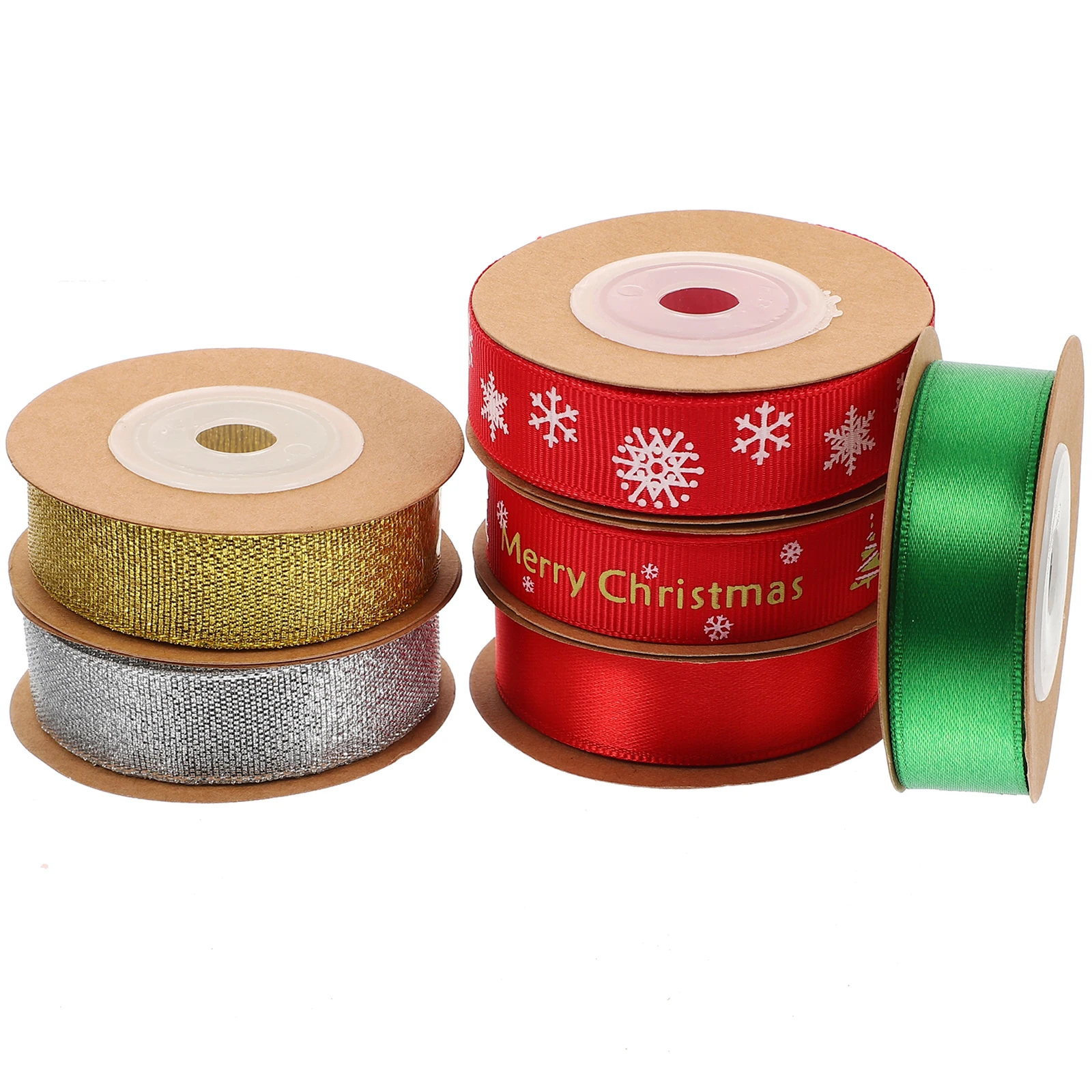 6 Rolls Christmas Design Ribbon Ribbon Long lasting Polyester Gift Wrapping DIY Craft Supplies for Tree Decorations
6 Rolls Christmas Design Ribbon Ribbon Long lasting Polyester Gift Wrapping DIY Craft Supplies for Tree Decorations