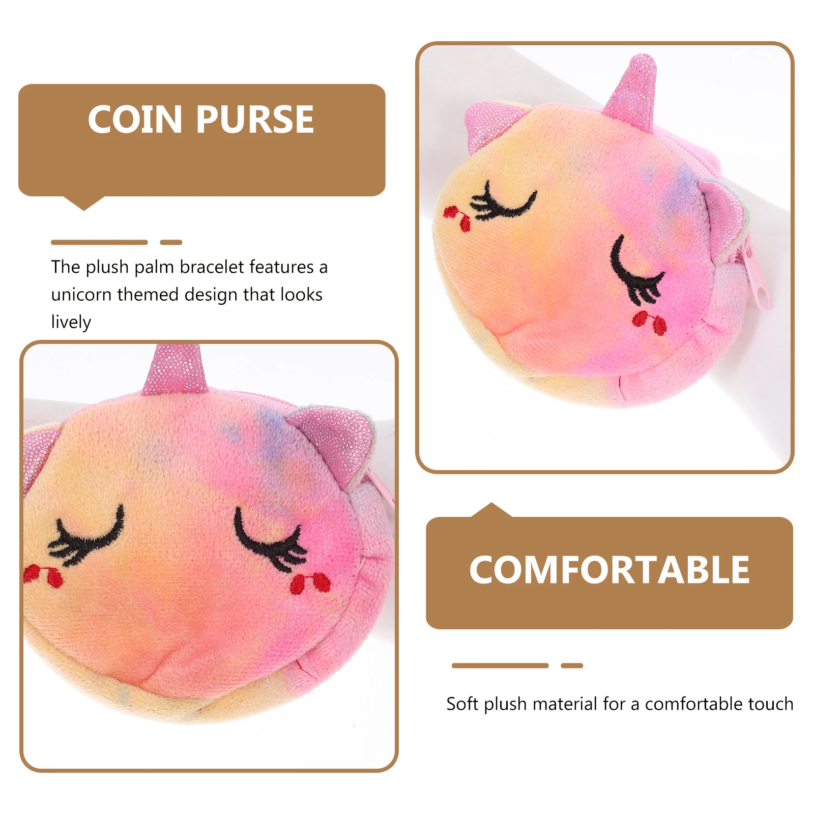 2 Pcs Bracelet Unicorn Princess Slap Bands Wrist Pink Cartoon Coin Bags Animal Kids Child
2 Pcs Bracelet Unicorn Princess Slap Bands Wrist Pink Cartoon Coin Bags Animal Kids Child