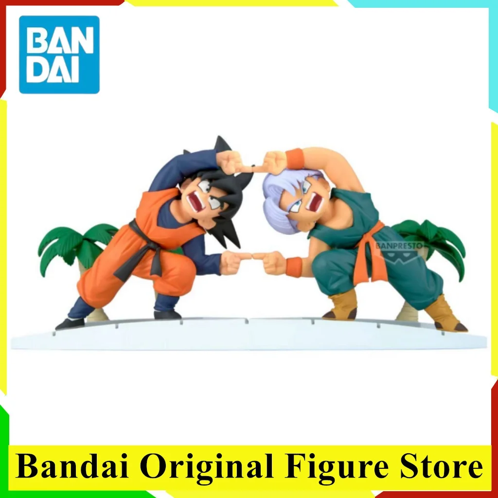 Оригинальная коллекционная фигурка BANDAI Dragon Ball: Транк и Сон Готен (серия History Box), модель из ПВХ, коллекция Figuarts
Оригинальная коллекционная фигурка BANDAI Dragon Ball: Транк и Сон Готен (серия History Box), модель из ПВХ, коллекция Figuarts