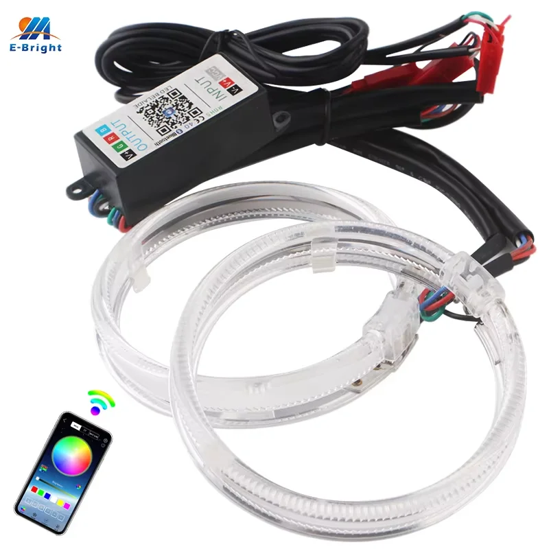 1Pair Car Angel Eyes 80MM 85MM 95MM Auto Halo Rings 9-30V Headlight Driving Lamps With Driver APP Bluetooth RGB White Yellow
1Pair Car Angel Eyes 80MM 85MM 95MM Auto Halo Rings 9-30V Headlight Driving Lamps With Driver APP Bluetooth RGB White Yellow