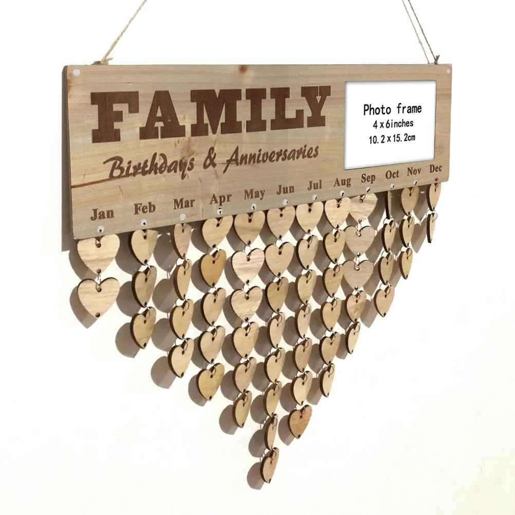 Creative Wooden Hanging Calendar Diy String Message Board Reminder Home Decor Birthday Gift For Wedding Anniversary Valentines
Creative Wooden Hanging Calendar Diy String Message Board Reminder Home Decor Birthday Gift For Wedding Anniversary Valentines