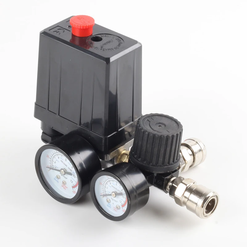 1 Air Compressor Pressure Switch 90-120PSI 4 Ports Pressure Gauge Valve Assembly Replacement Parts
1 Air Compressor Pressure Switch 90-120PSI 4 Ports Pressure Gauge Valve Assembly Replacement Parts