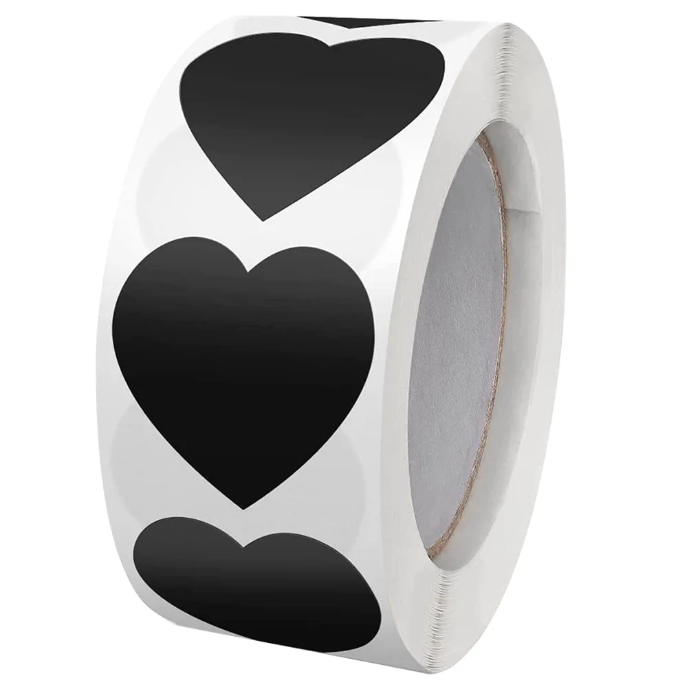 1 Roll Black Heart Seal Stickers Strong Adhesive Decorative Label Stickers for Gift Packaging Party Favor Candy Bags
1 Roll Black Heart Seal Stickers Strong Adhesive Decorative Label Stickers for Gift Packaging Party Favor Candy Bags